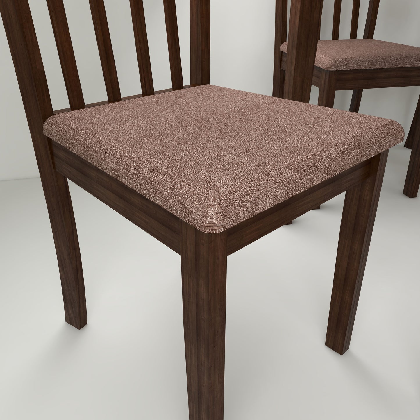Houston 4 Seater Solid Wood Dining Set