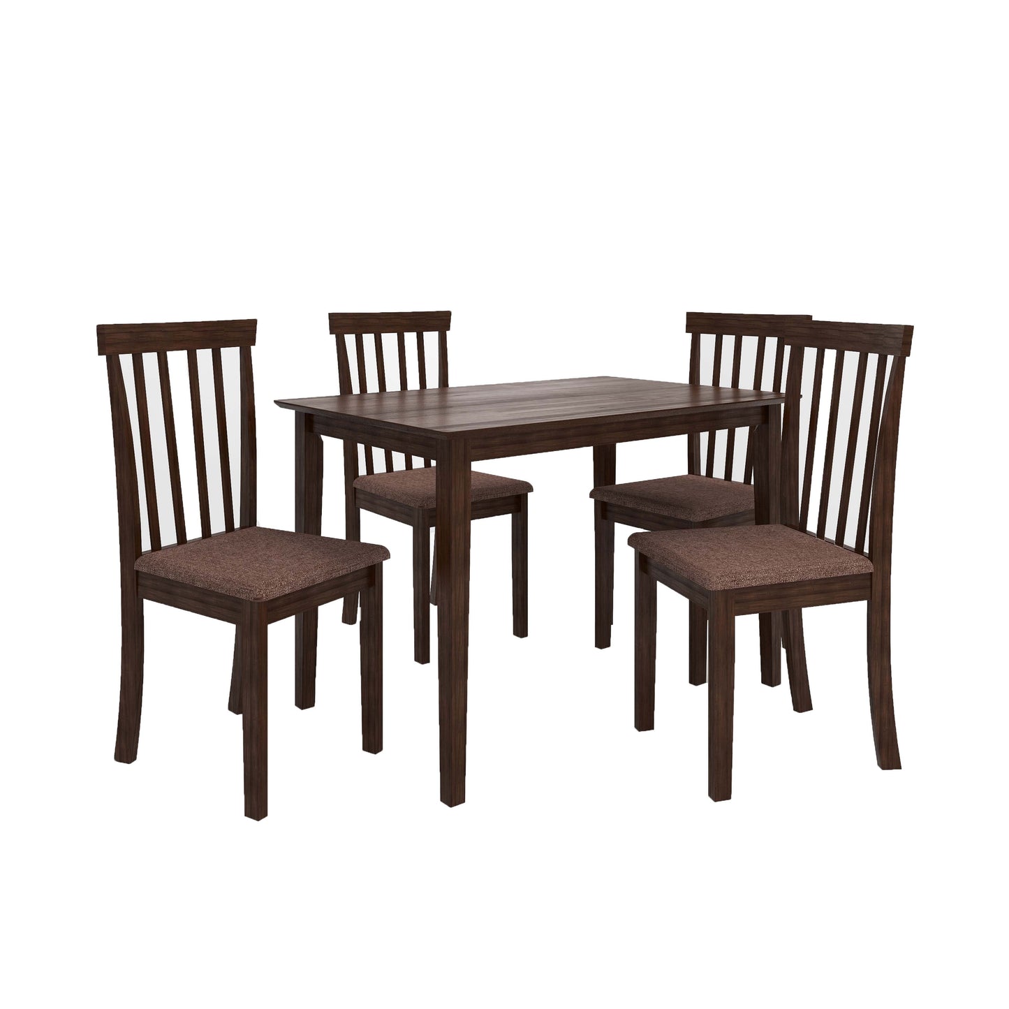 Houston 4 Seater Solid Wood Dining Set