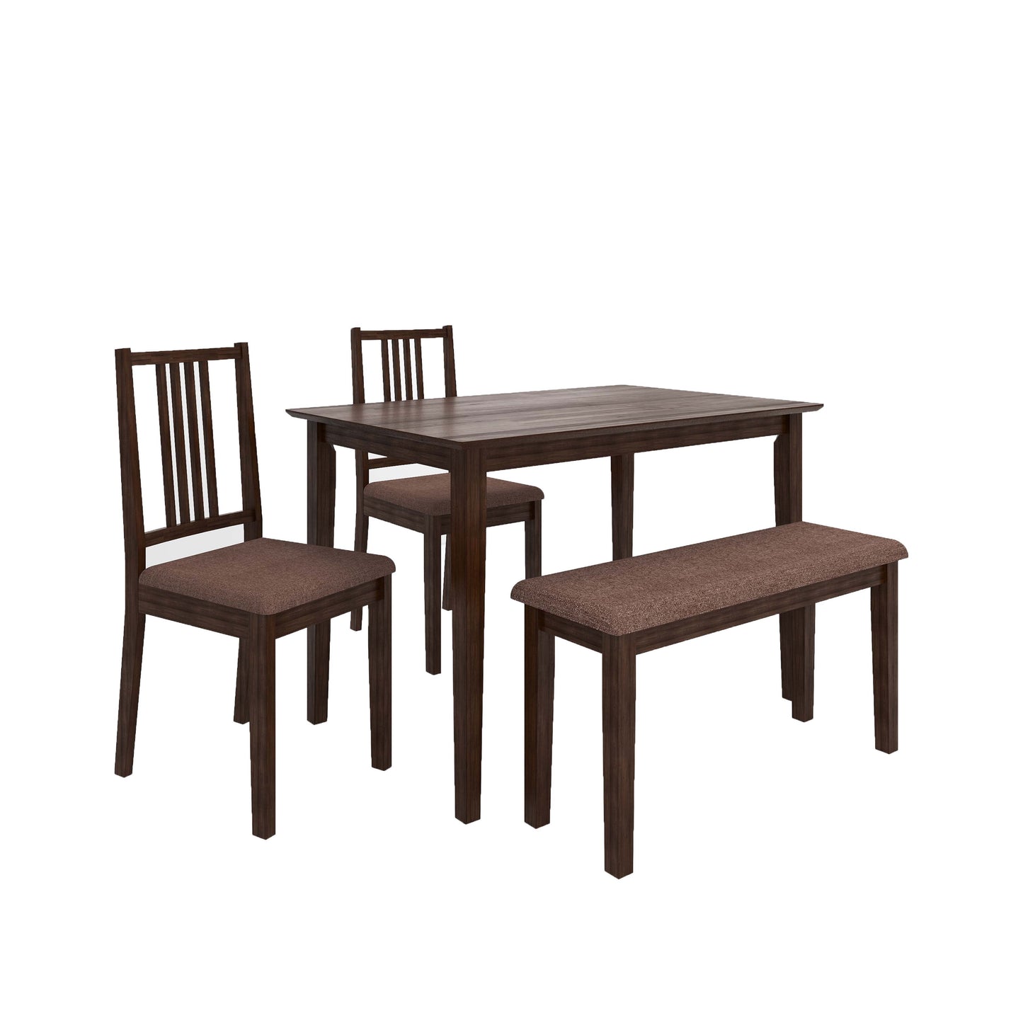 Monterey 4 Seater Solid Wood Dining Set With Bench