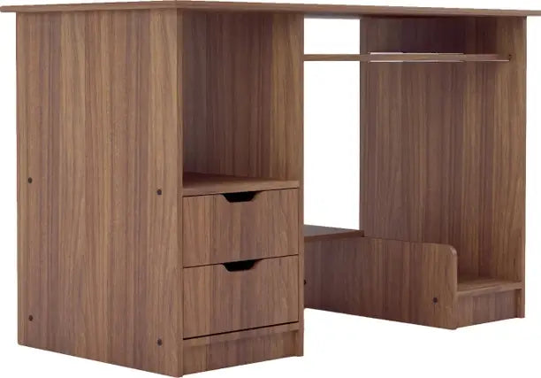 Focus Pro Engineered Wood Computer Desk (Modular, Finish Color - Teak, Knock Down)