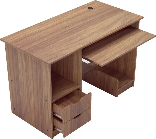 Focus Pro Engineered Wood Computer Desk (Modular, Finish Color - Teak, Knock Down)