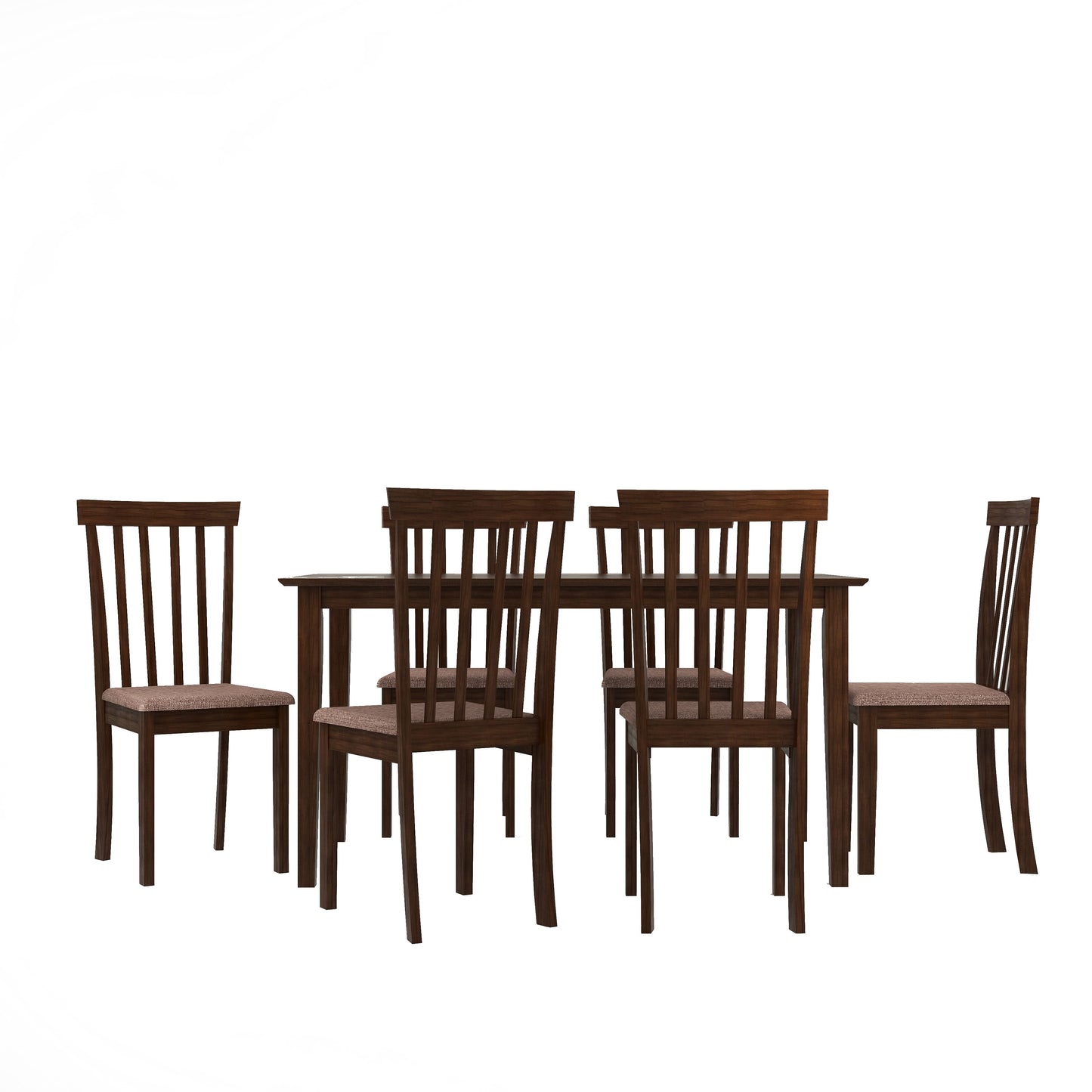 Houston 6 Seater Solid Wood Dining Set