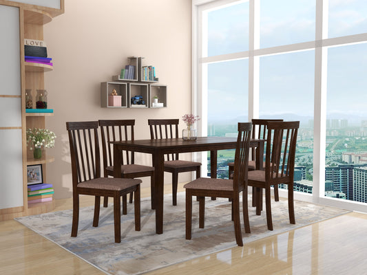 Houston 6 Seater Solid Wood Dining Set
