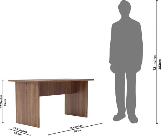 ECO Engineered Wood Coffee Table  (Finish Color - Teak, DIY(Do-It-Yourself))