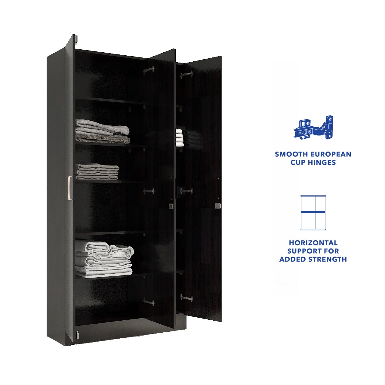 Kenzou 3 Door Wardrobe